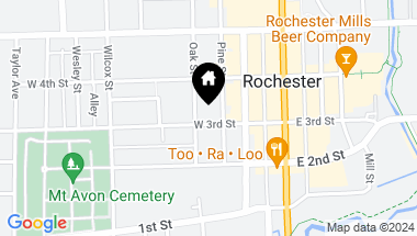 Map of 308 W 3RD Street, Rochester MI, 48307