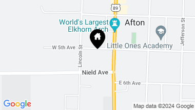 Map of 54 WEST W 5TH Avenue, Afton WY, 83110