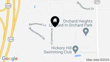Map of 53 Arrowood Lane, Orchard Park NY, 14127