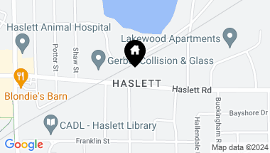 Map of 1456 N Haslett Road, Haslett MI, 48840
