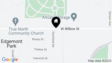 Map of 2715 W Willow Street, Lansing MI, 48917