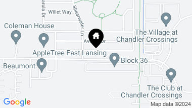 Map of 531 Anhinga Drive, East Lansing MI, 48823