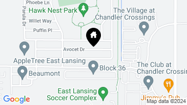 Map of 473 Avocet Drive, East Lansing MI, 48823