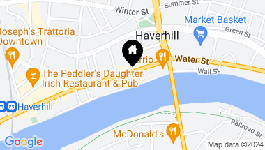 Map of 92 Merrimack Street, Haverhill MA, 01830
