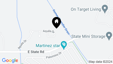 Map of 524 Aquila Drive, East Lansing MI, 48823