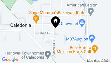 Map of 129 S Maple Street SE, Caledonia MI, 49316