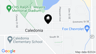 Map of 120 N Lake Street SE, Caledonia MI, 49316