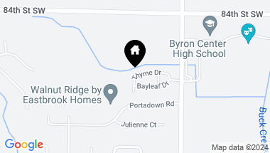 Map of 1691 Thyme Drive, Byron Center MI, 49315