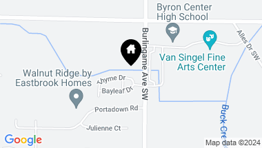 Map of 1633 Thyme Drive, Byron Center MI, 49315