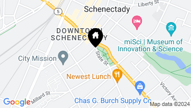 Map of 604 State Street, Schenectady NY, 12305
