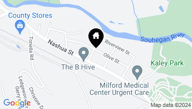 Map of 5 Laurel Street, Milford NH, 03055