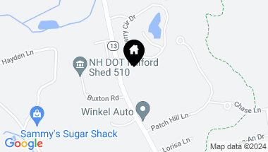 Map of 229 Mont Vernon Road, Milford NH, 03055