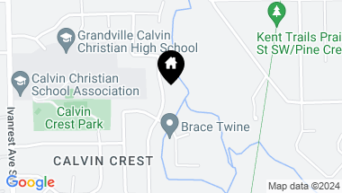 Map of 3786 Basswood Drive SW, Grandville MI, 49418
