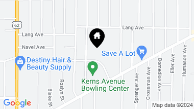 Map of 162 Kerns Avenue, Buffalo NY, 14211