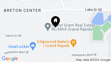 Map of 1517 Sherwood Avenue SE, East Grand Rapids MI, 49506