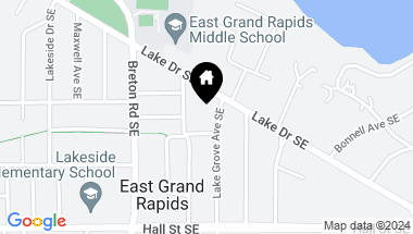 Map of 1011 Lake Grove Avenue SE, East Grand Rapids MI, 49506