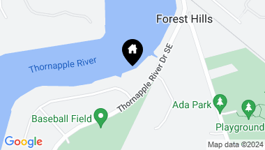 Map of 1041 Thornapple River Drive SE, Ada MI, 49301