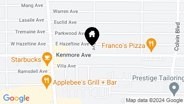 Map of 1297 Kenmore Avenue, Tonawanda - Town NY, 14217