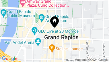 Map of 51 Monroe Center Street NW, 201, Grand Rapids MI, 49503