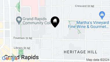 Map of 126 Lafayette Avenue NE, Grand Rapids MI, 49503