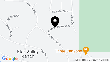 Map of 80 CANYON PINES WAY, Star Valley Ranch WY, 83127