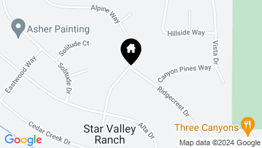 Map of 20 RIDGECREST DR, Star Valley Ranch WY, 83127