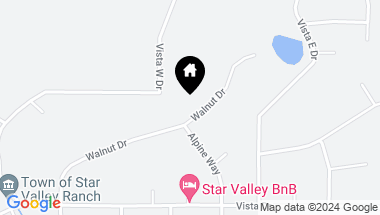 Map of 16 WALNUT DR, Star Valley Ranch WY, 83127