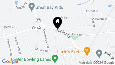 Map of 26 Epping Road, Exeter NH, 03833