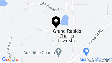 Map of 2127 By-Waters Court, Grand Rapids MI, 49525