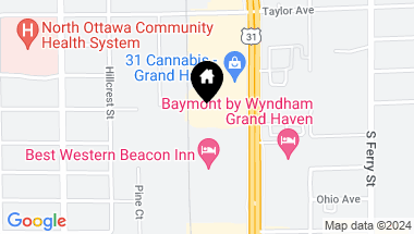 Map of 1309 S Beacon Boulevard, Grand Haven MI, 49417