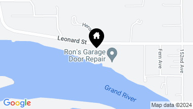 Map of 15492 Leonard Road, Spring Lake MI, 49456
