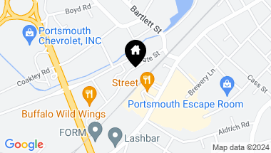 Map of 30 Cate Street Unit: 4, Portsmouth NH, 03801