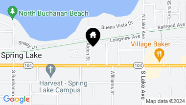Map of 110 Alden Street, Spring Lake MI, 49456