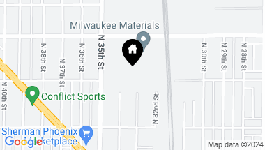 Map of 3282 N 35th St, Milwaukee WI, 53216