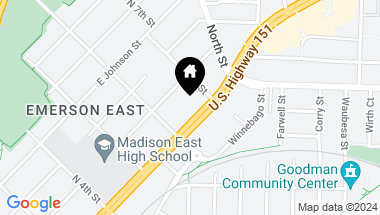 Map of 2430 E Washington Avenue, Madison WI, 53704