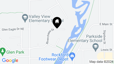 Map of 66 Riverchase Drive NE, Rockford MI, 49341