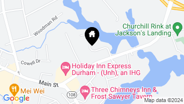 Map of 13 Young Drive, Durham NH, 03824
