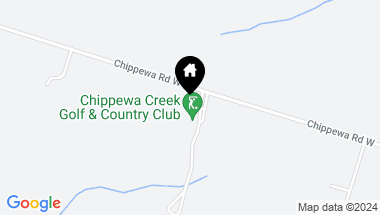 Map of 9639 CHIPPEWA Road W, Hamilton Ontario, L0R1W0