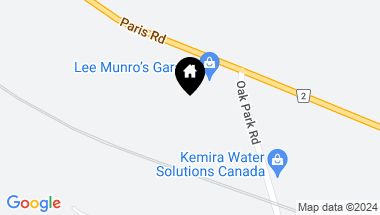 Map of 539 Paris Rd, Brant Ontario, N3L 3E1