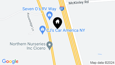 Map of 8662 Brewerton Road, Cicero NY, 13039
