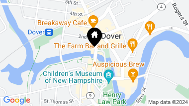 Map of 432 Central Avenue, Dover NH, 03820