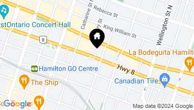 Map of 143 Main St E, Hamilton Ontario, L8N 1G4