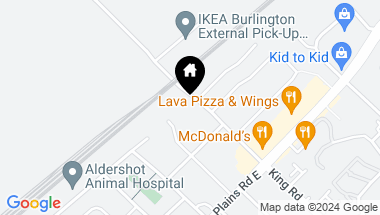 Map of 1084 King Rd, Burlington Ontario, L7T 3L7