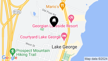 Map of 233 Ottawa Street, Lake George NY, 12845