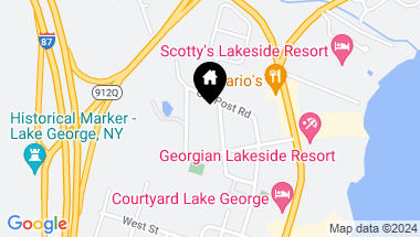 Map of 30 Holly Drive, Lake George Village NY, 12845