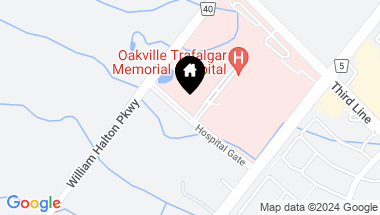Map of 3075 Hospital Gate Unit: 410, Oakville Ontario, L6M 1M1