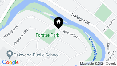 Map of 115 South Forster Park Drive, Oakville ON, L6K 1Y6
