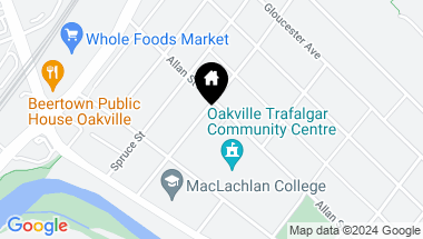 Map of LOT 9 Macdonald Road, Oakville ON, L6J 2B7