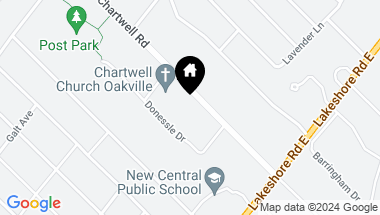Map of 200 Chartwell Road, Oakville ON, L6J 3Z8