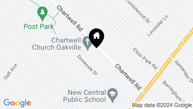 Map of 210 Chartwell Road, Oakville ON, L6J 3Z8